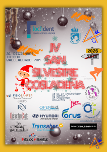 Cartel oficial IV San Silvestre Coslada 2025