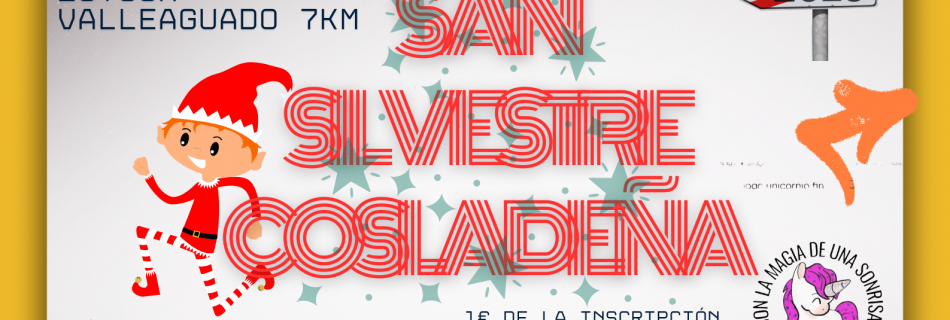 Cartel oficial IV San Silvestre Coslada 2025