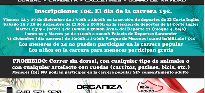 san silvestre santander 2025